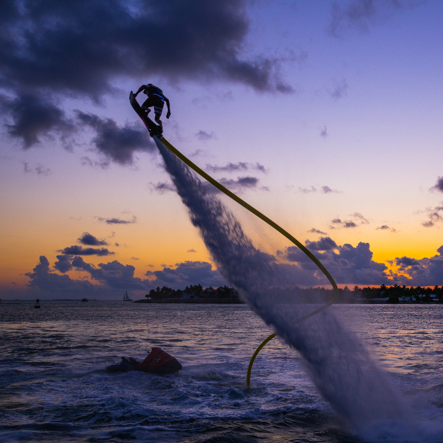 Charter Yachts with a Hoverboard